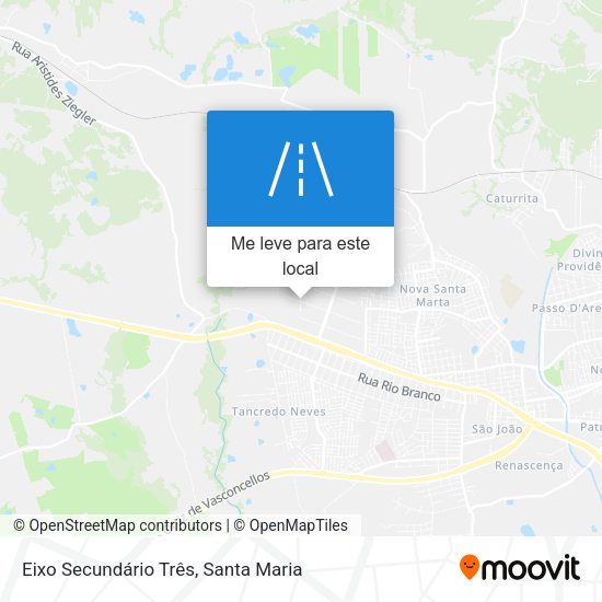 Eixo Secundário Três mapa