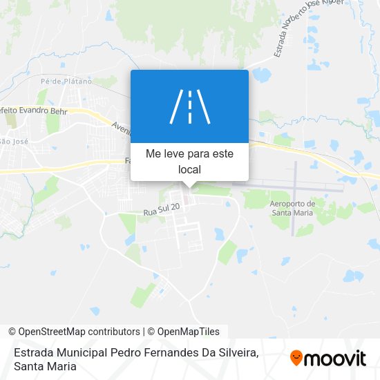 Estrada Municipal Pedro Fernandes Da Silveira mapa