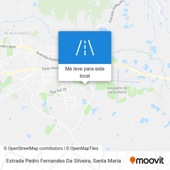 Estrada Pedro Fernandes Da Silveira mapa