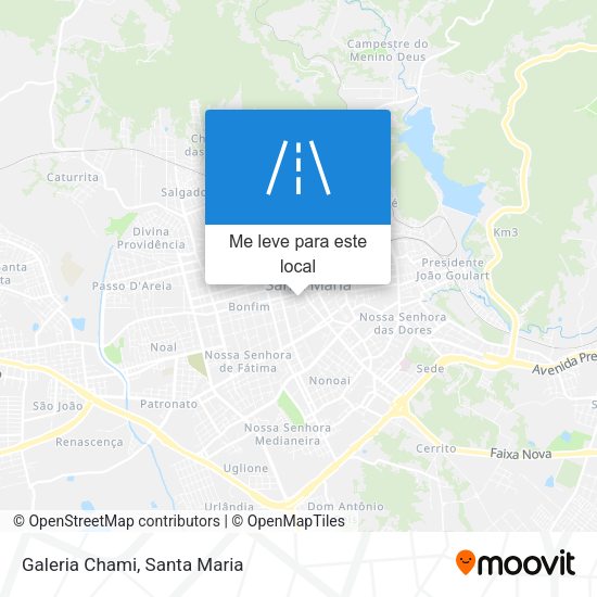 Galeria Chami mapa