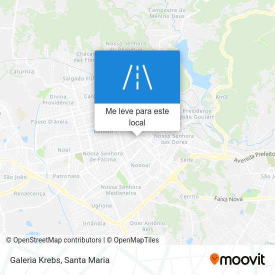 Galeria Krebs mapa