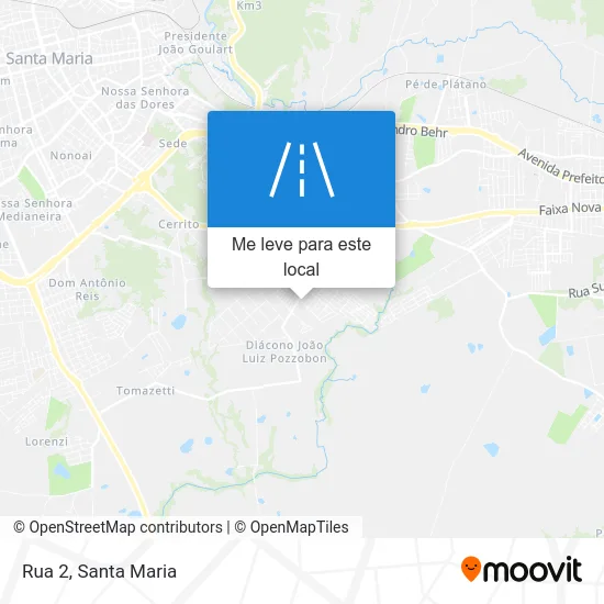 Rua 2 mapa