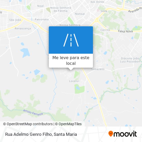 Rua Adelmo Genro Filho mapa