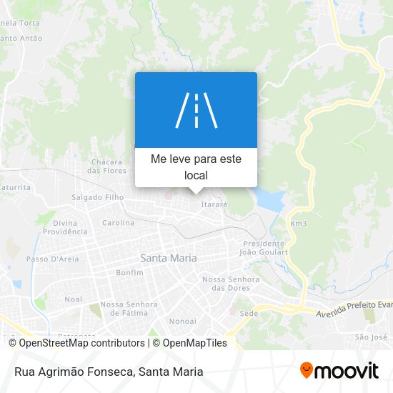 Rua Agrimão Fonseca mapa