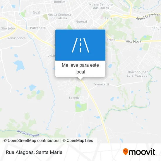 Rua Alagoas mapa