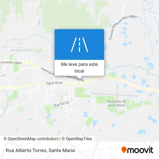 Rua Alberto Torres mapa