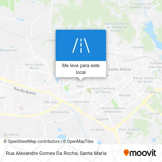 Rua Alexandre Gomes Da Rocha mapa