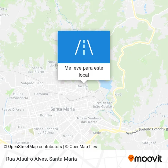 Rua Ataulfo Alves mapa