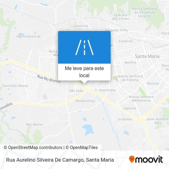 Rua Aurelino Silveira De Camargo mapa