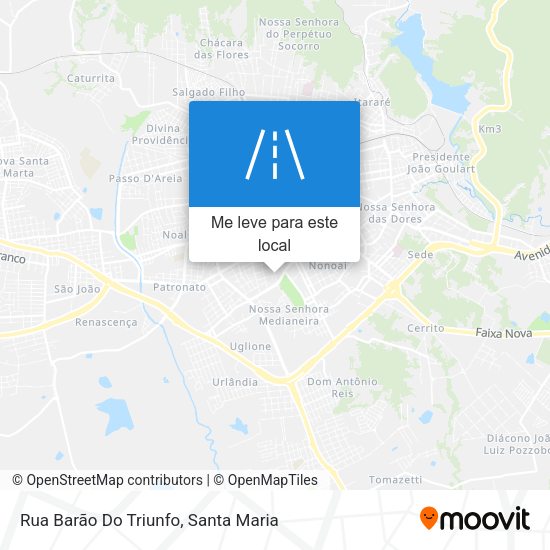 Rua Barão Do Triunfo mapa