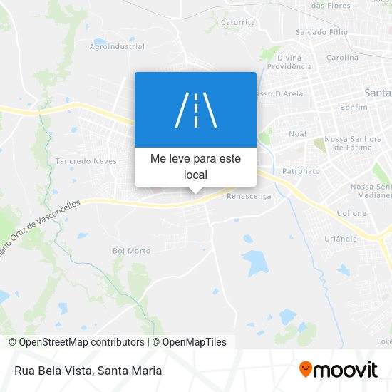 Rua Bela Vista mapa