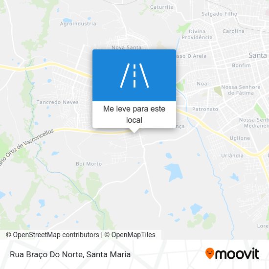 Rua Braço Do Norte mapa