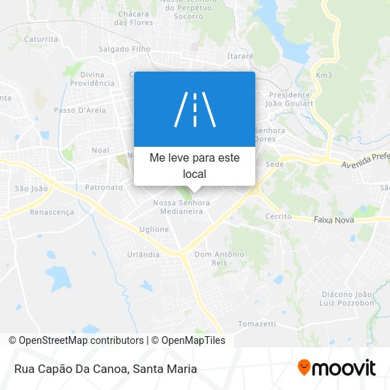 Rua Capão Da Canoa mapa