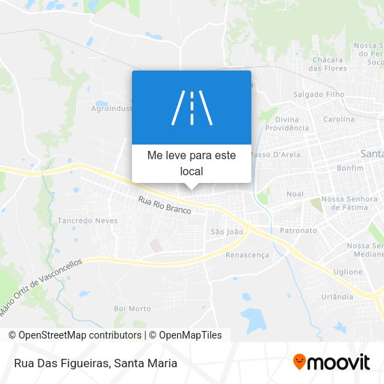Rua Das Figueiras mapa