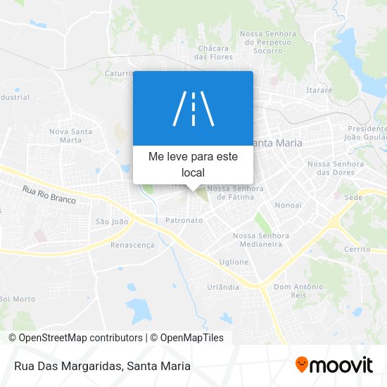 Rua Das Margaridas mapa