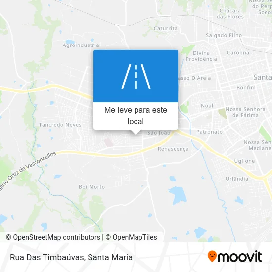 Rua Das Timbaúvas mapa