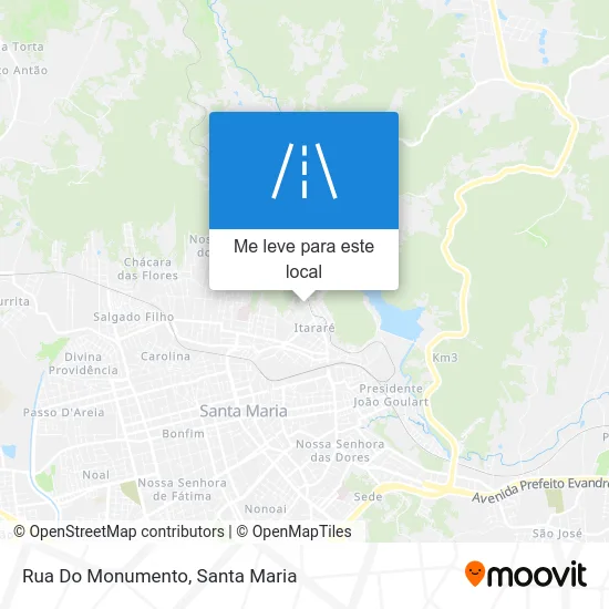 Rua Do Monumento mapa