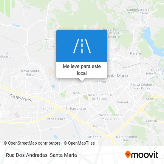 Rua Dos Andradas mapa