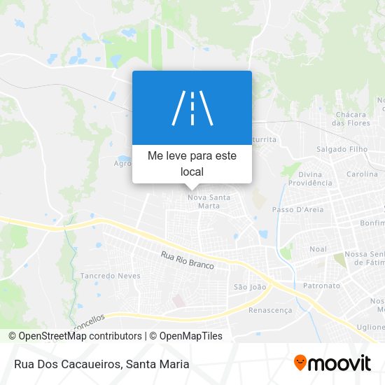 Rua Dos Cacaueiros mapa