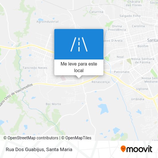 Rua Dos Guabijus mapa