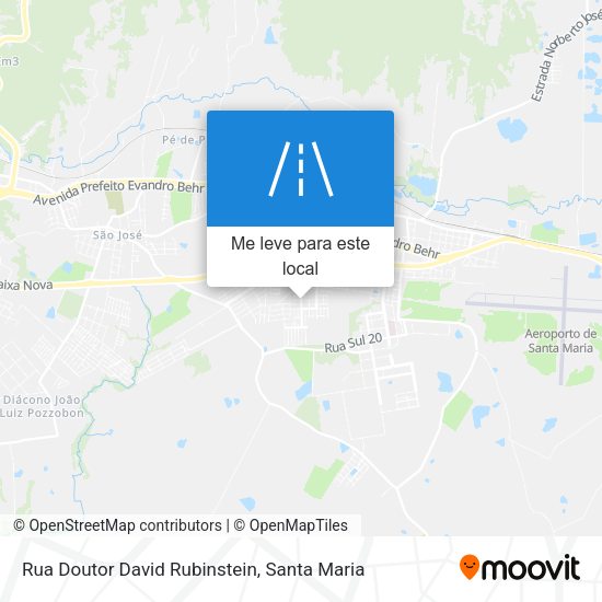 Rua Doutor David Rubinstein mapa