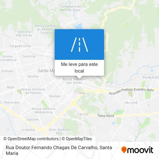 Rua Doutor Fernando Chagas De Carvalho mapa