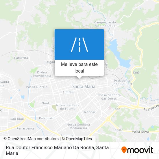 Rua Doutor Francisco Mariano Da Rocha mapa