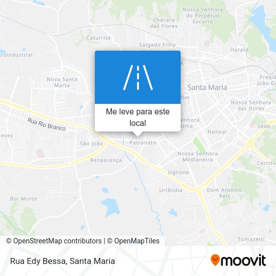 Rua Edy Bessa mapa