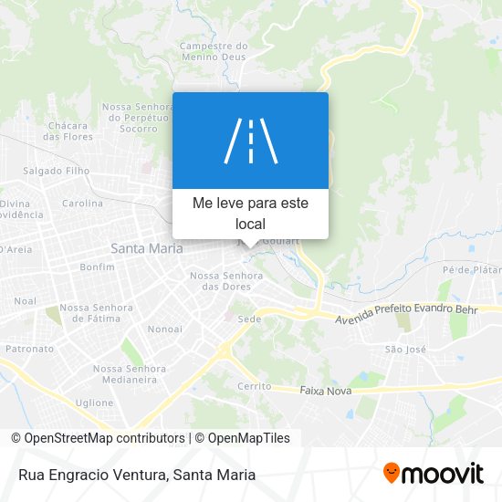 Rua Engracio Ventura mapa