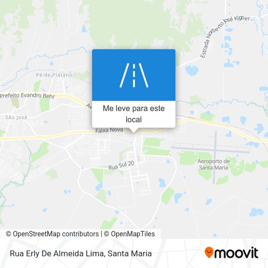 Rua Erly De Almeida Lima mapa