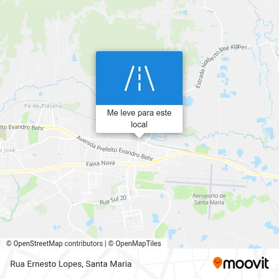 Rua Ernesto Lopes mapa