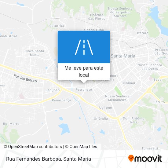 Rua Fernandes Barbosa mapa
