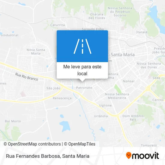 Rua Fernandes Barbosa mapa