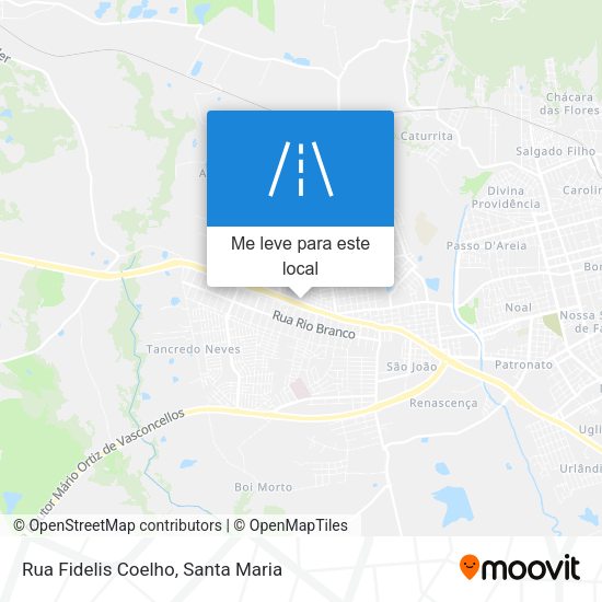 Rua Fidelis Coelho mapa