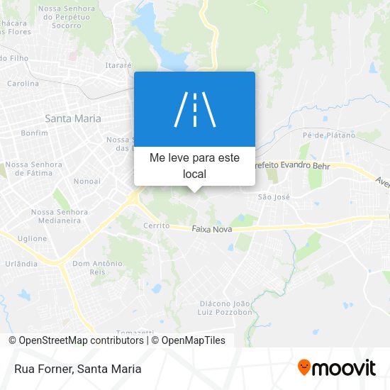 Rua Forner mapa