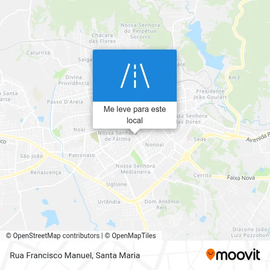 Rua Francisco Manuel mapa