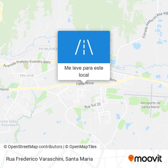 Rua Frederico Varaschini mapa