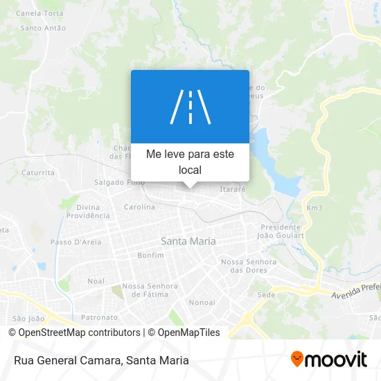 Rua General Camara mapa