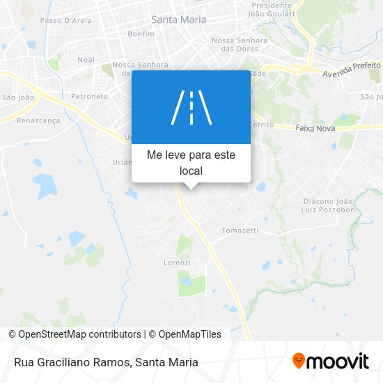 Rua Graciliano Ramos mapa