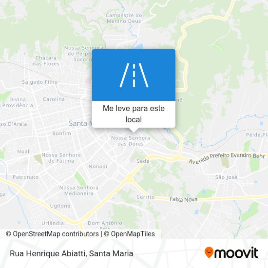 Rua Henrique Abiatti mapa