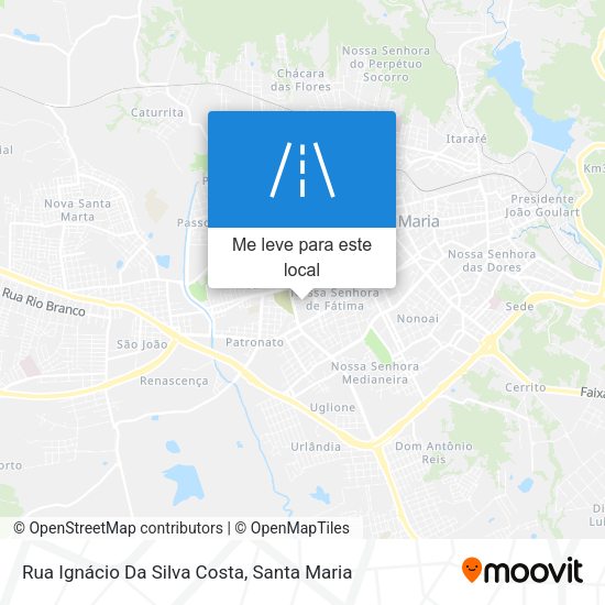 Rua Ignácio Da Silva Costa mapa