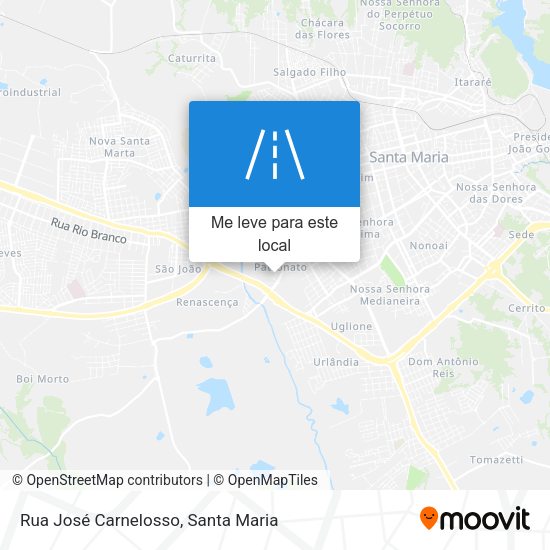Rua José Carnelosso mapa