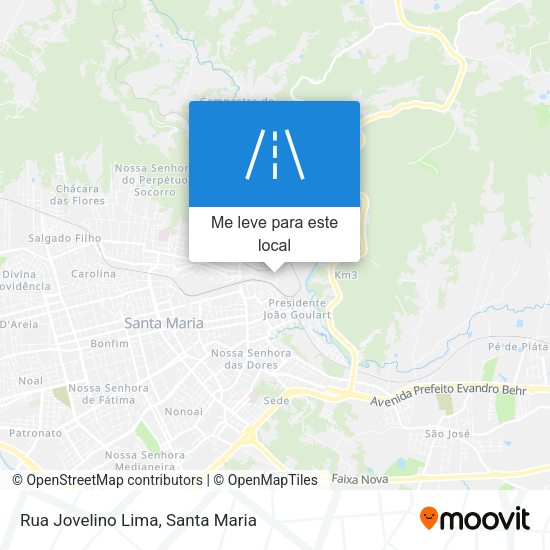 Rua Jovelino Lima mapa