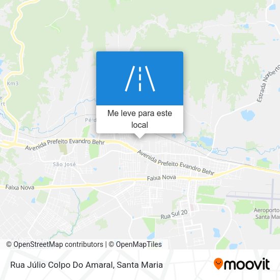 Rua Júlio Colpo Do Amaral mapa