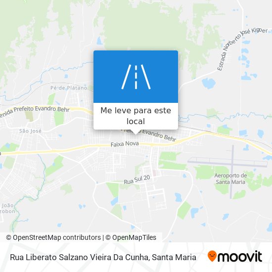 Rua Liberato Salzano Vieira Da Cunha mapa