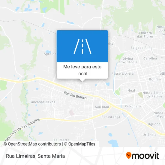Rua Limeiras mapa