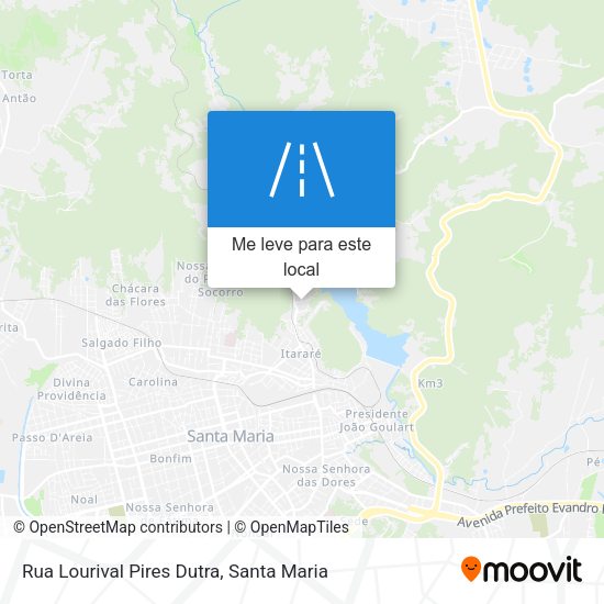 Rua Lourival Pires Dutra mapa