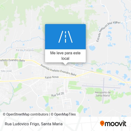 Rua Ludovico Frigo mapa