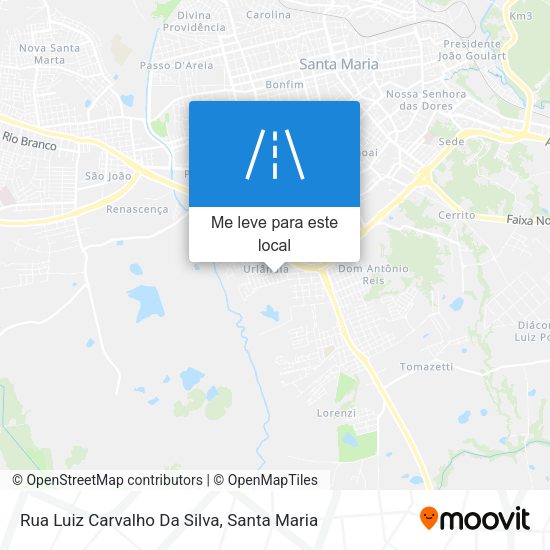 Rua Luiz Carvalho Da Silva mapa