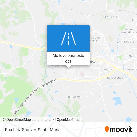 Rua Luiz Stoever mapa